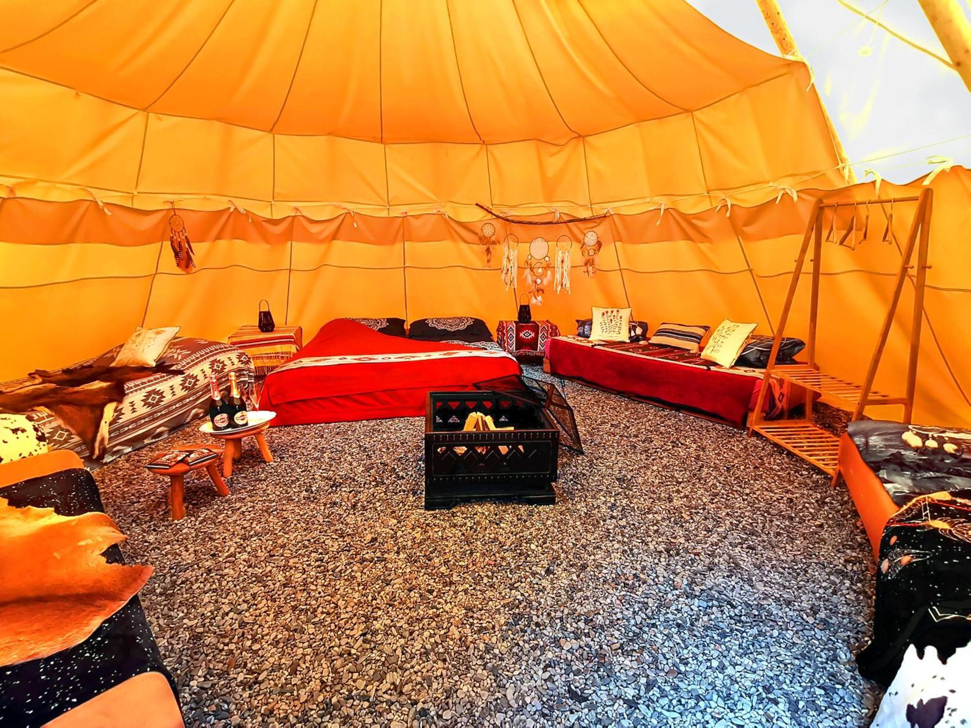 Отель Teepee Camp Lounky Chodouny Экстерьер фото