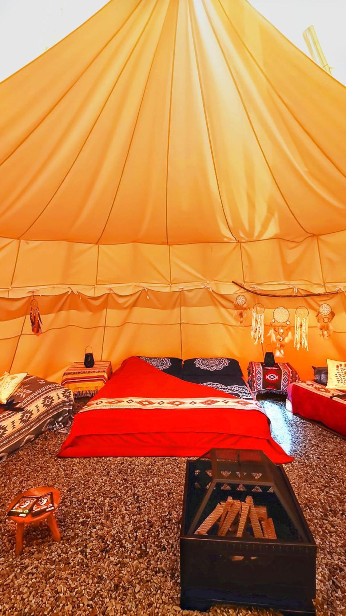 Отель Teepee Camp Lounky Chodouny Экстерьер фото